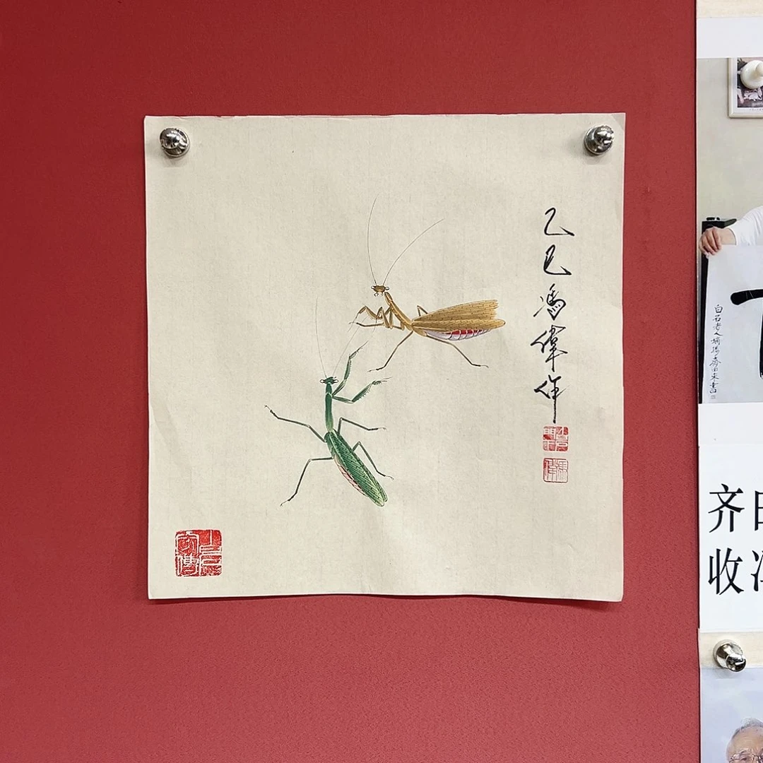 国画冯伟手绘国画作品慧