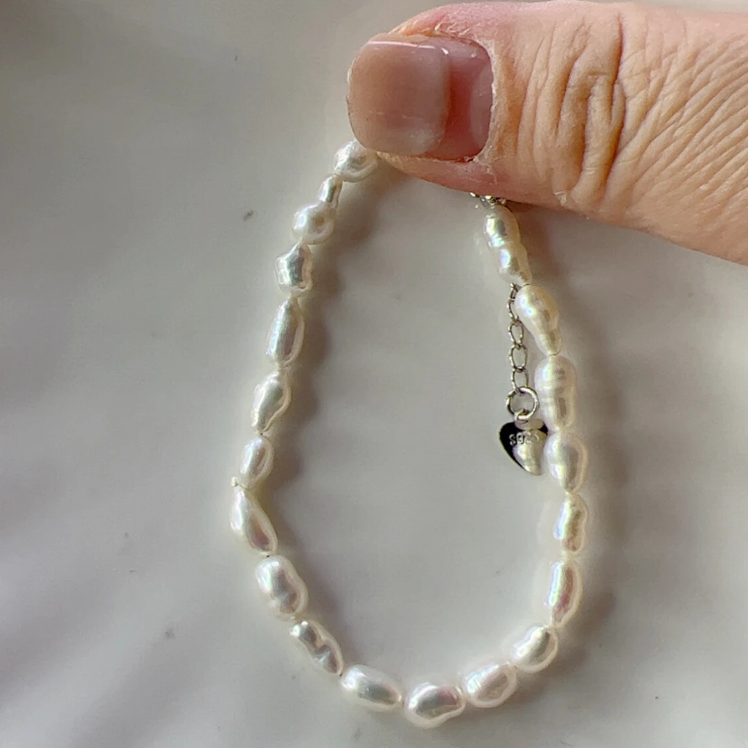 淡水珍珠手绳14K金镶嵌