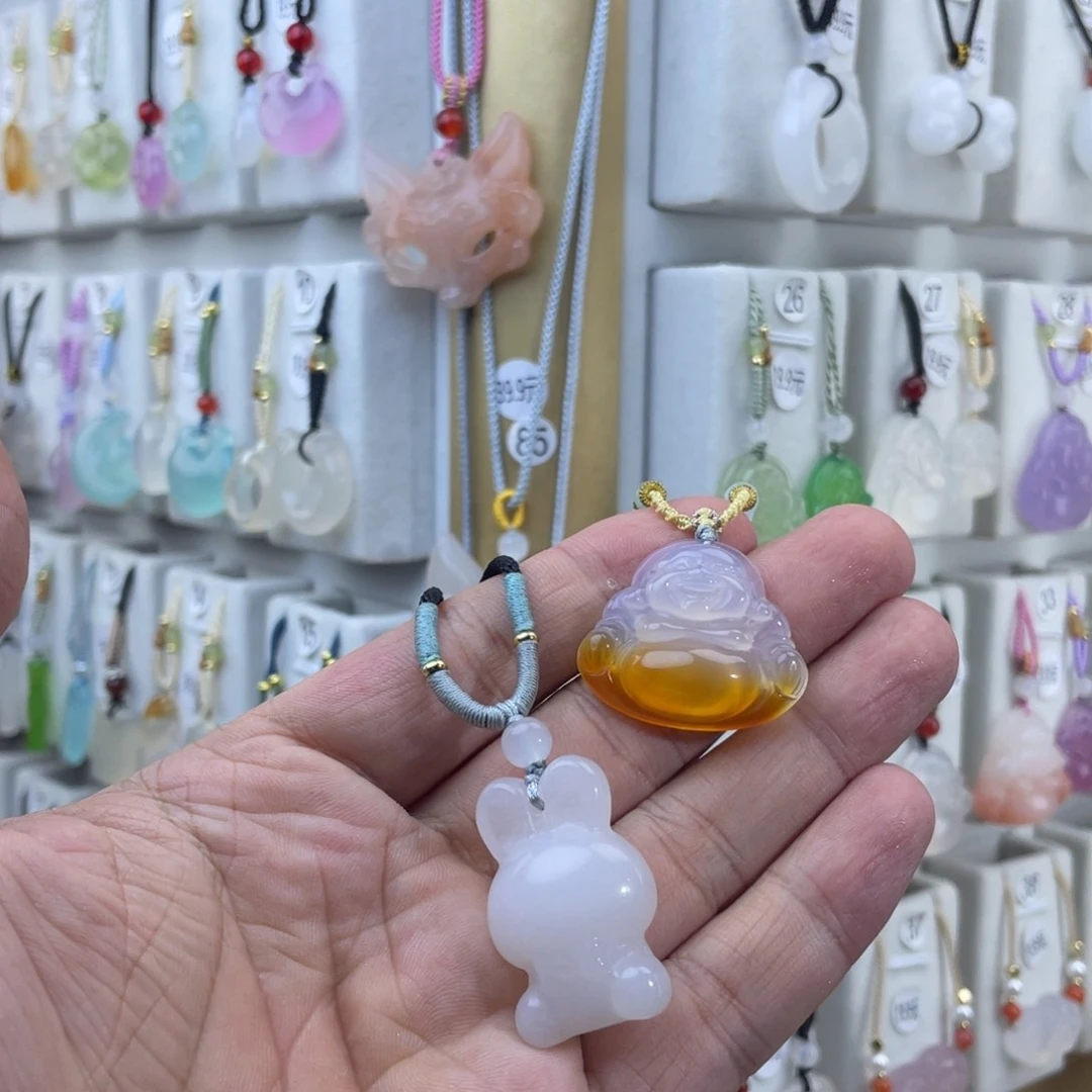 未镶嵌颈饰玛瑙/玉髓余*-