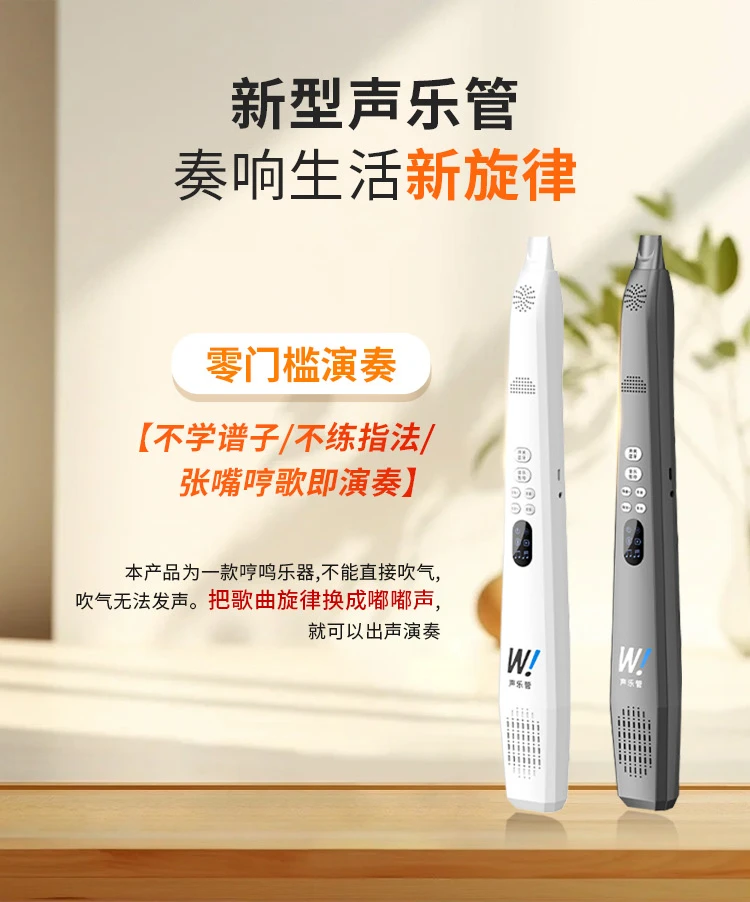 不学就会的电子声乐管 自带蓝牙音响 【赠送高档翻绒收纳袋】