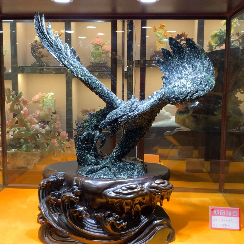 【闪购商品】未镶嵌蛇纹石玉摆件覆膜