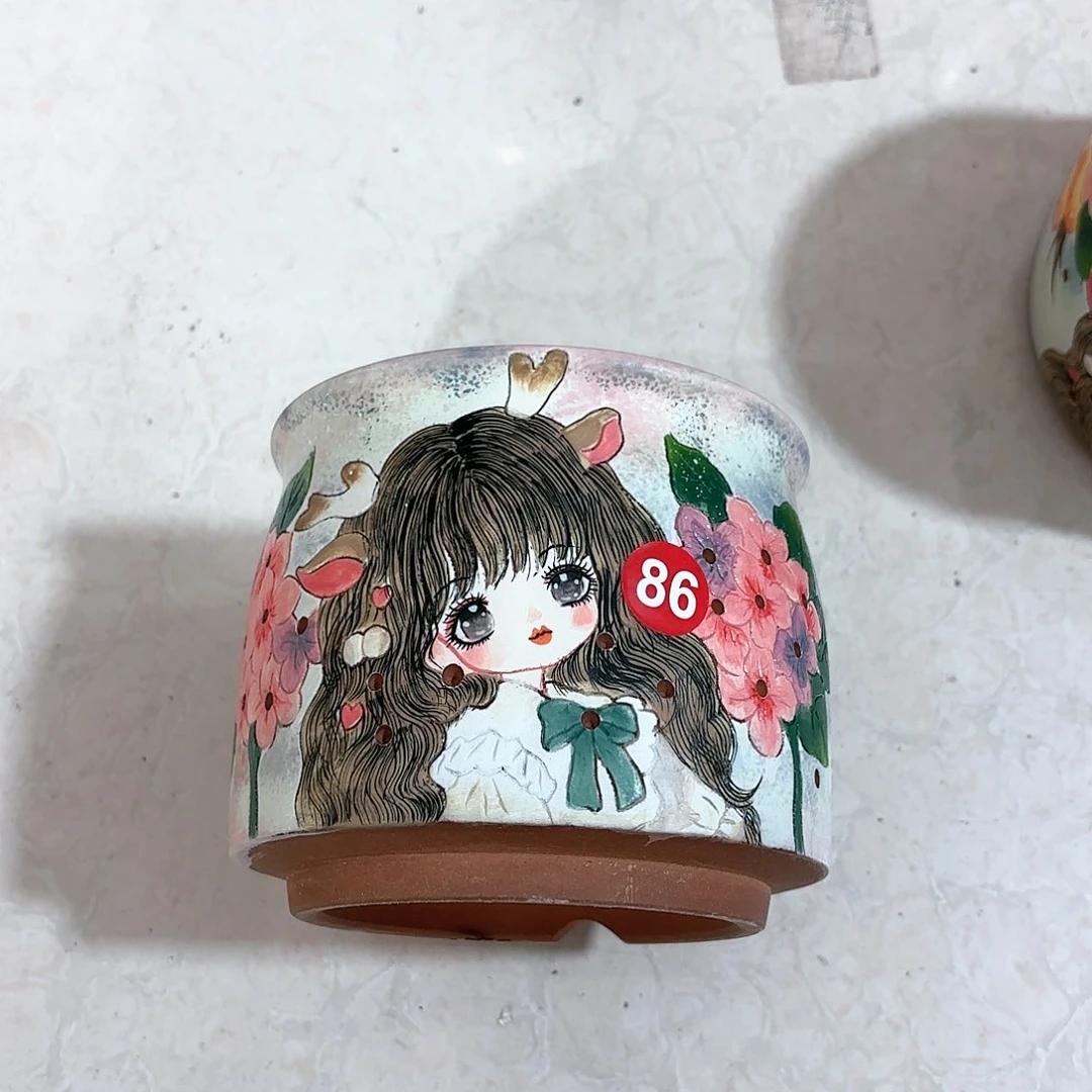 紫砂花盆蜗****牛手工花盆默认微瑕微瑕