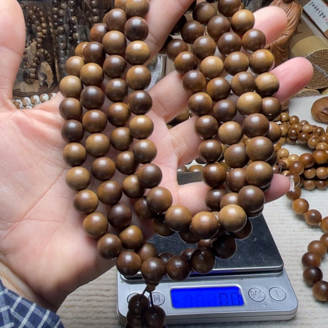 手串/手链檀香木印度老山檀香1.0横纹不沉