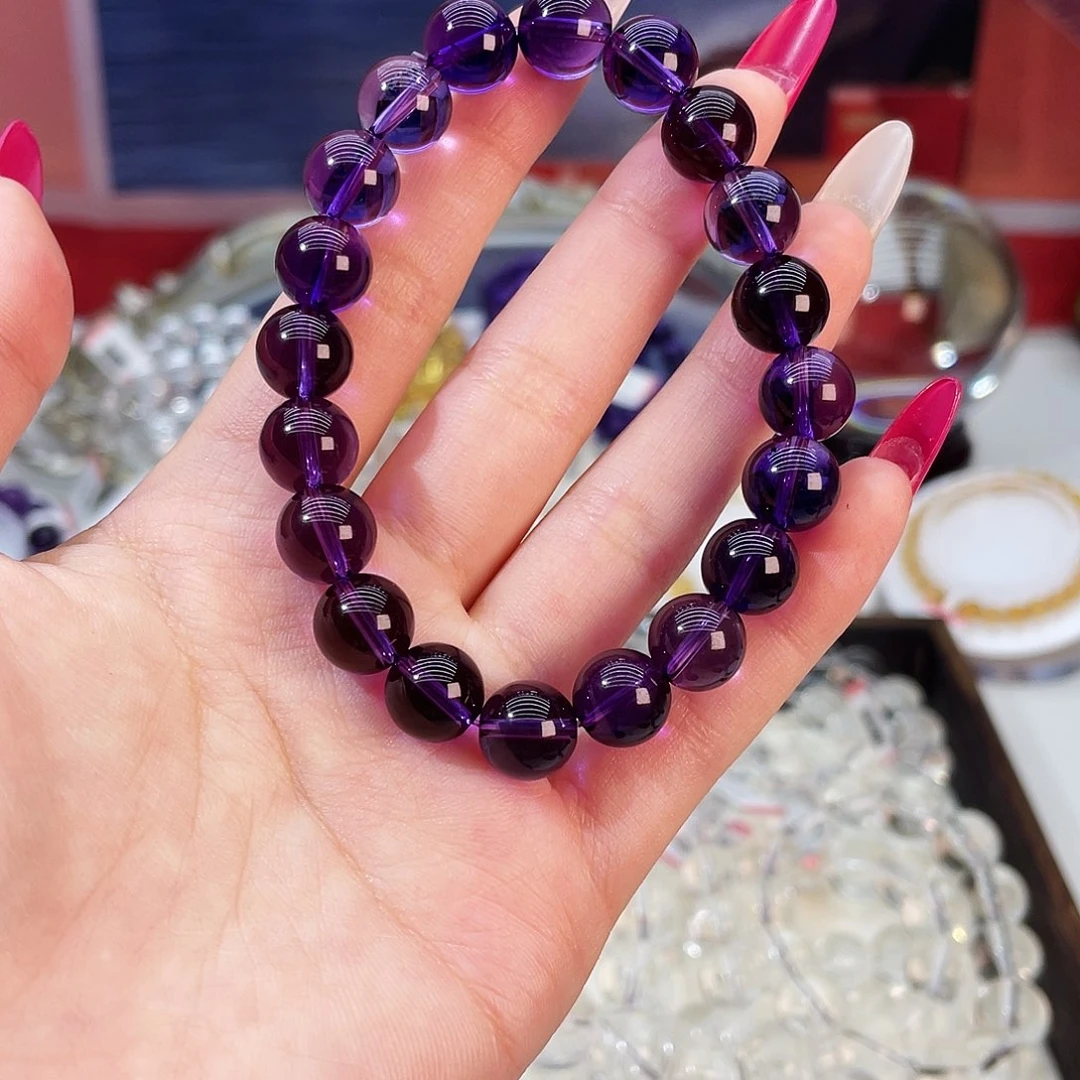 玉10mm浓郁净水紫