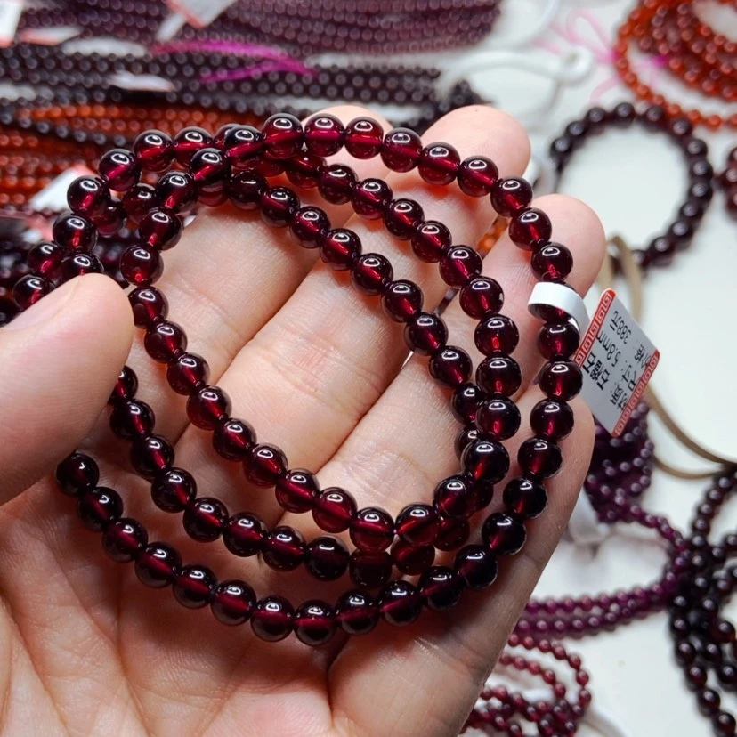 【闪购商品】手链未镶嵌石榴石5.8毫米