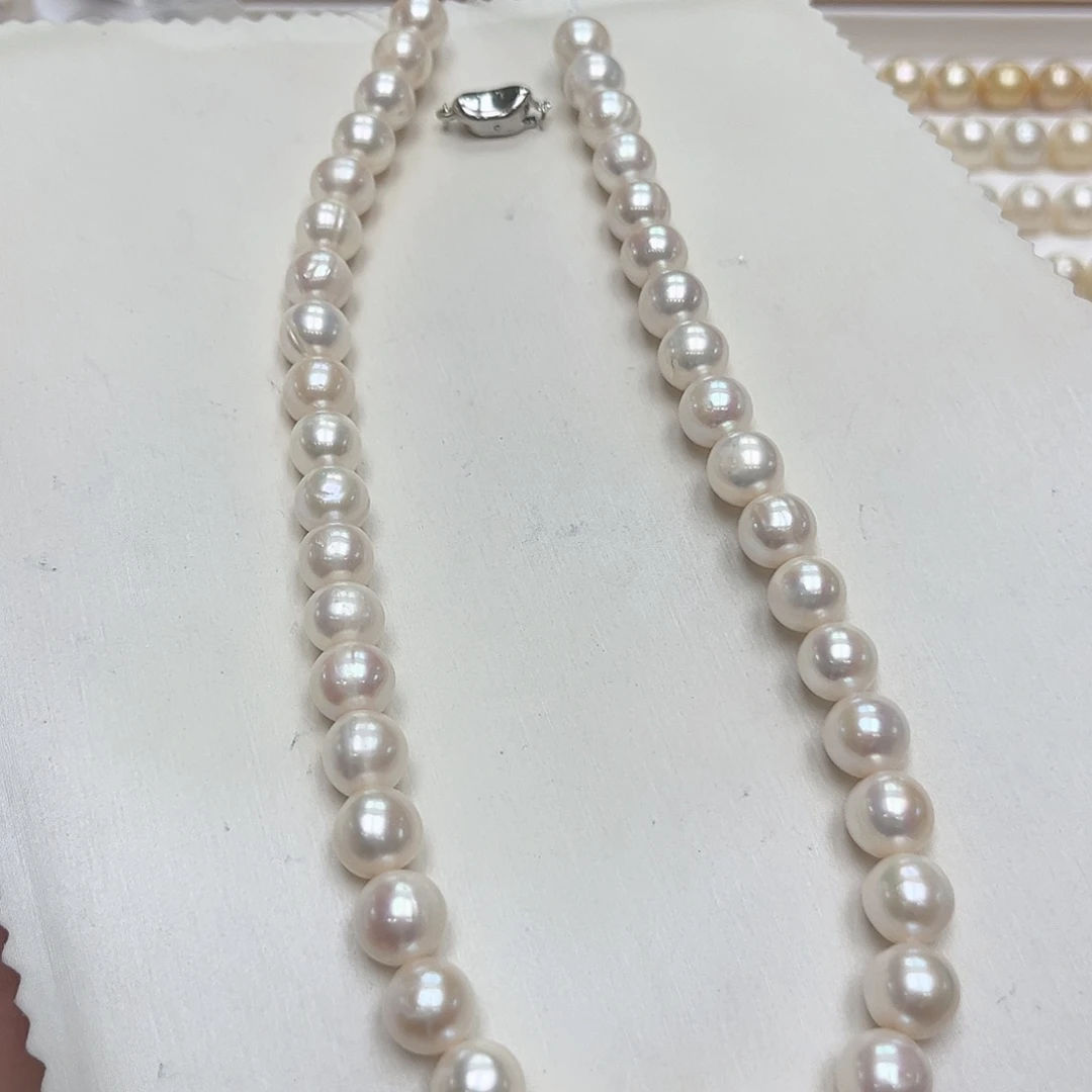 未镶嵌颈饰淡水珍珠9-11内 无核