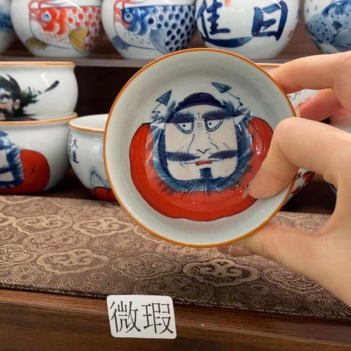 釉下老陶泥手工绘制