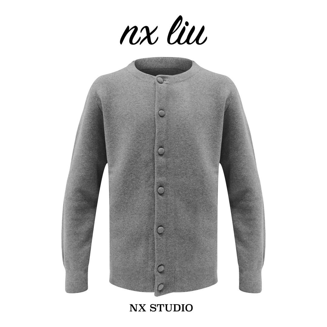 NX南向 无领开衫外套