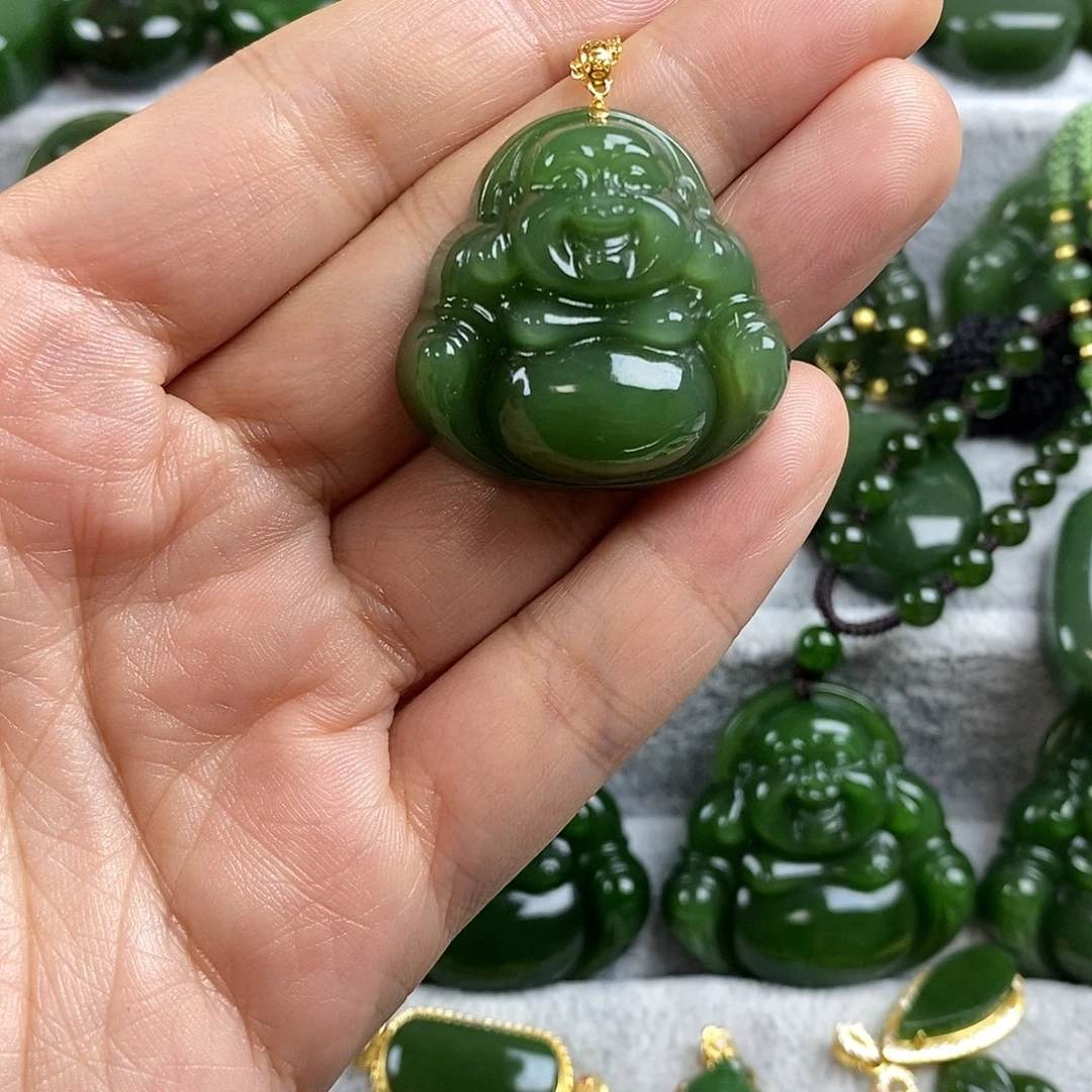 和田玉（碧玉）未镶嵌颈饰