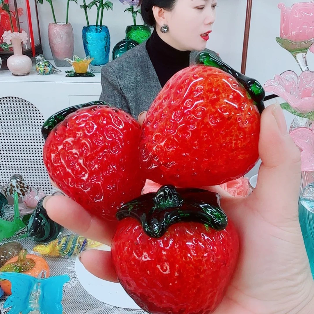 M***y福利不退不换琉璃花瓶花器艺术品