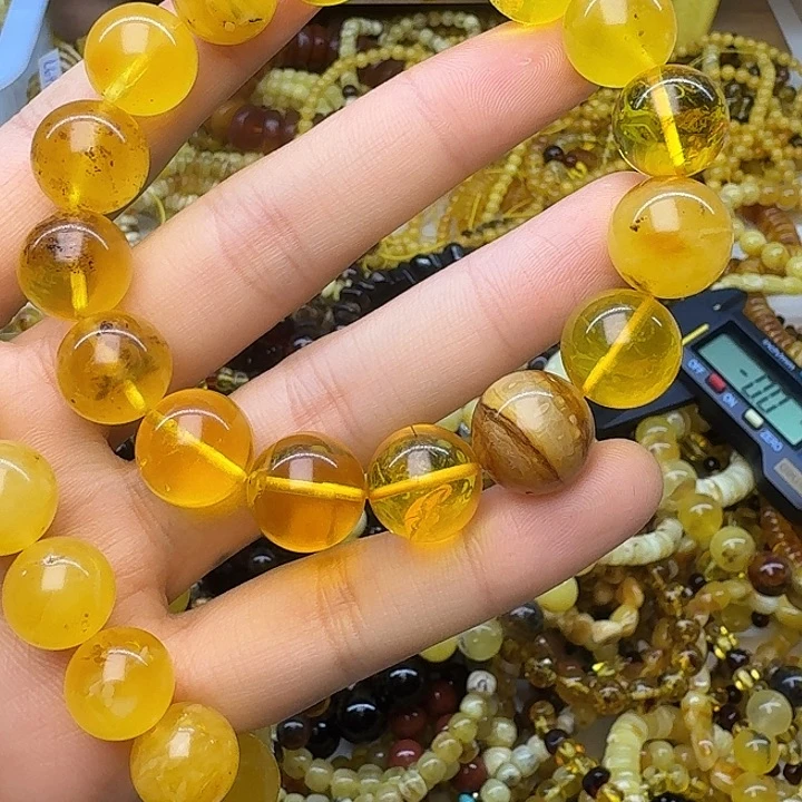 琥珀未镶嵌珠宝奇石