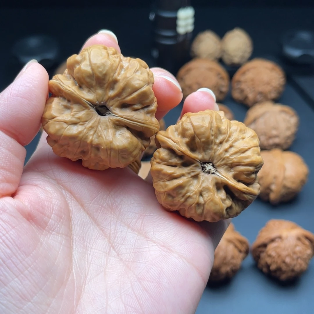 把件文玩核桃42蛤蟆头打底