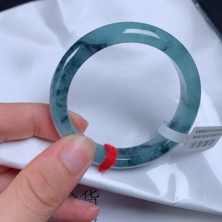 翡翠未镶嵌手镯b0331-14