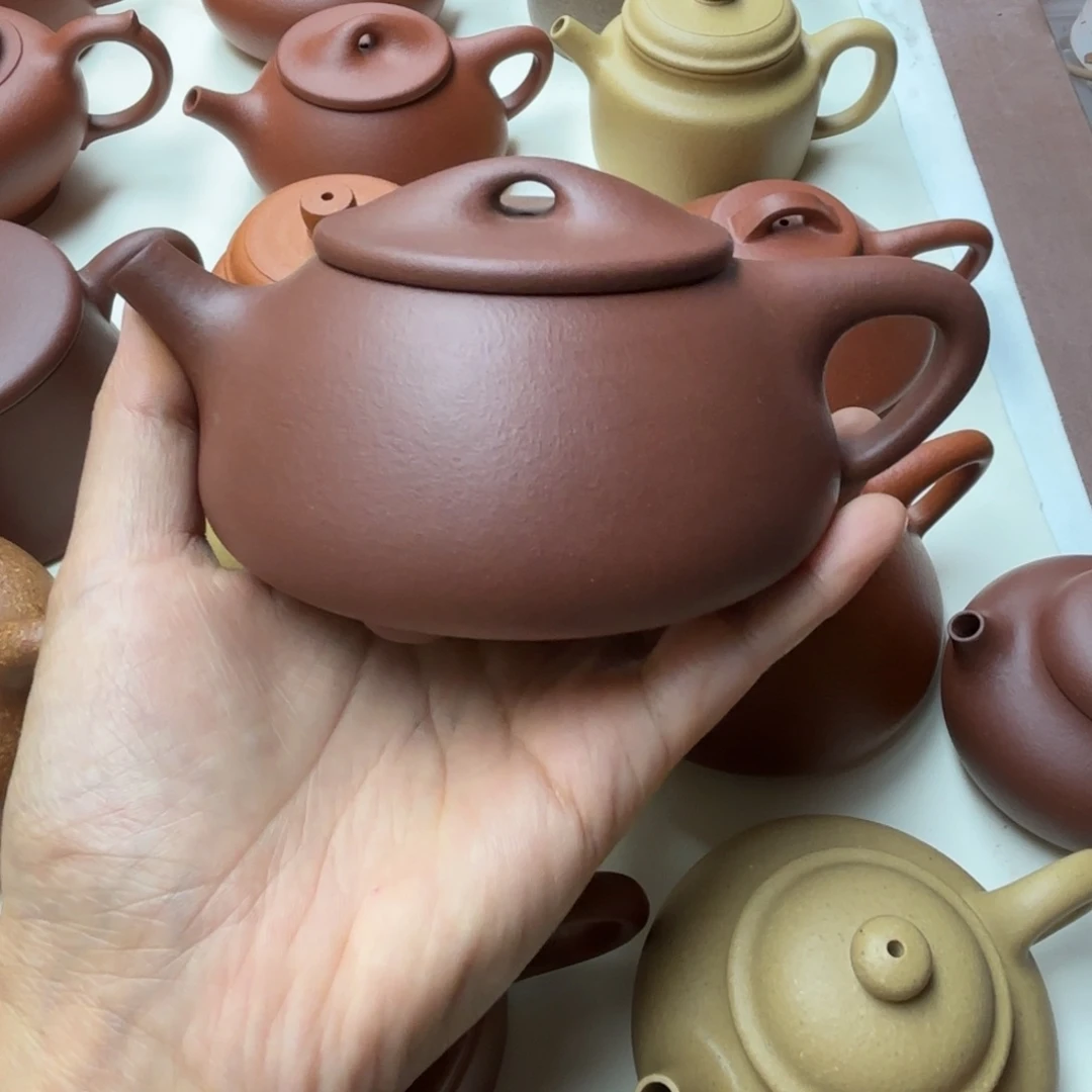 茶壶紫砂紫泥景舟260cc