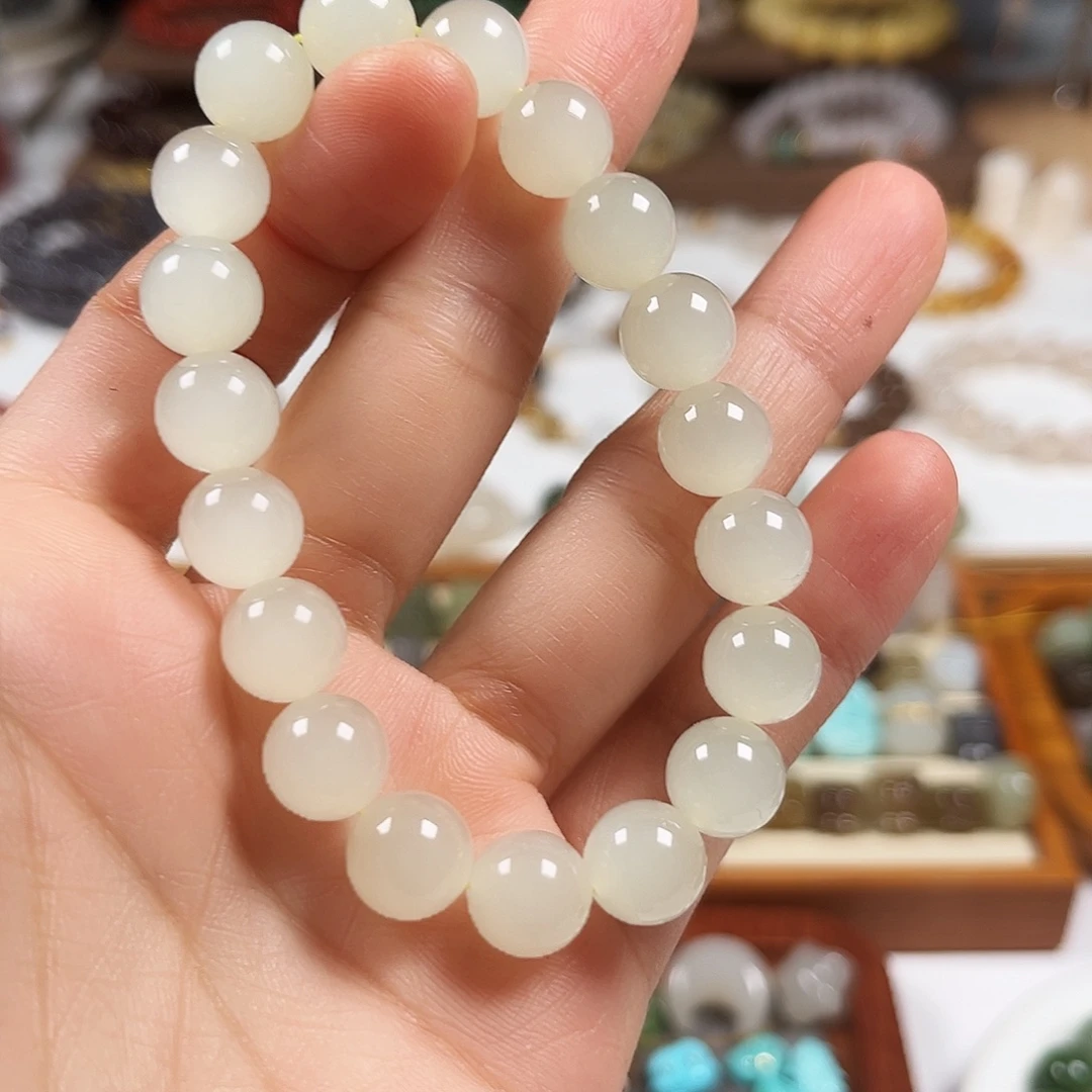 和田玉未镶嵌手链