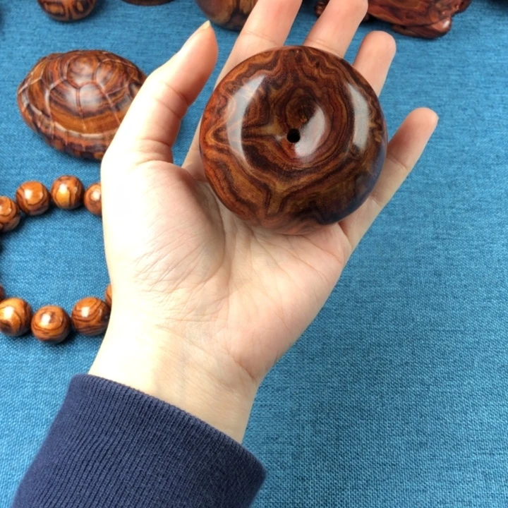 黄花梨/降香黄檀海南黄花梨手把小平安扣