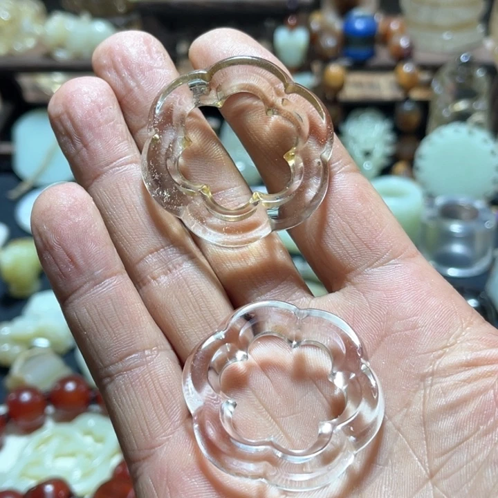 水晶颈饰未镶嵌贺****人