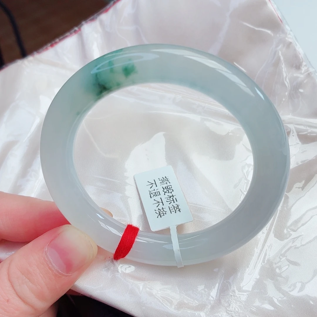 翡翠未镶嵌手镯天然翡翠A货