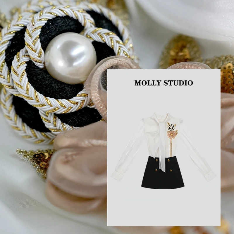 【高阶美学】Molly 气质显瘦洋气优雅 衬衫上衣 M2610054