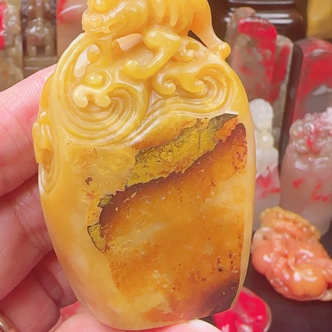 辉***田黄石田黄石印章