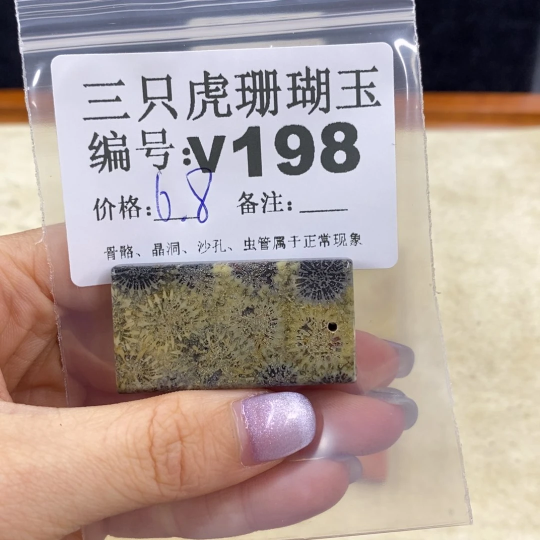 硅化珊瑚（珊瑚玉）未镶嵌1m**g