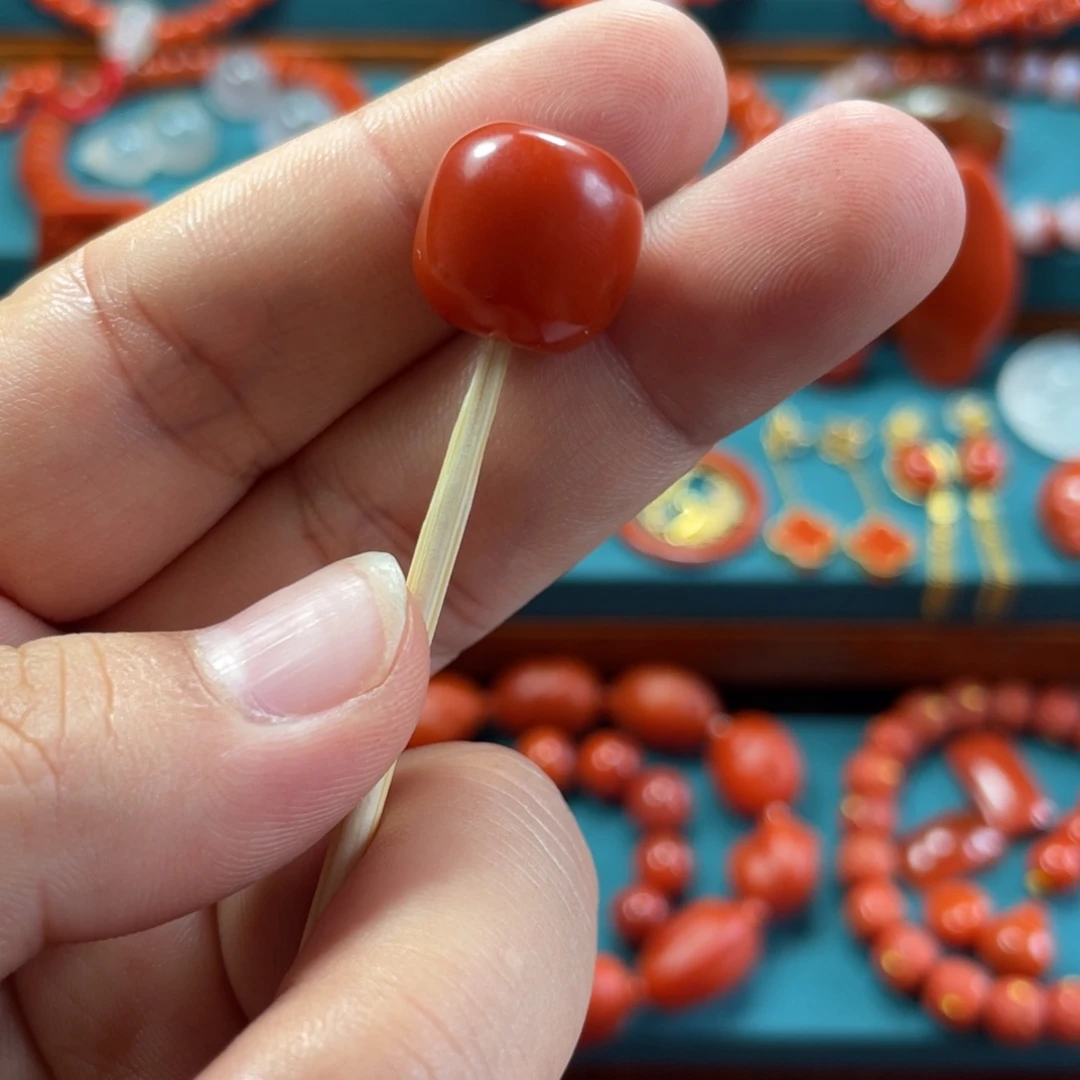 南红玛瑙珠子未镶嵌