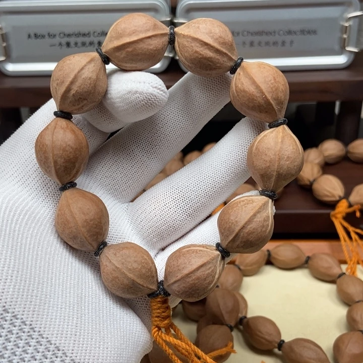 橄榄核手串/手链1925三花短圆