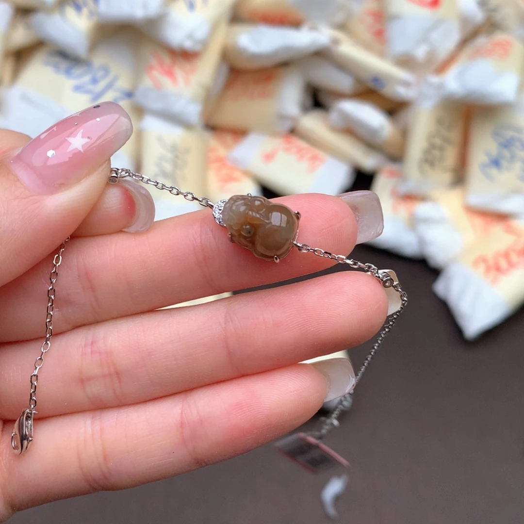 【闪购商品】翡翠手链银S925镶嵌一