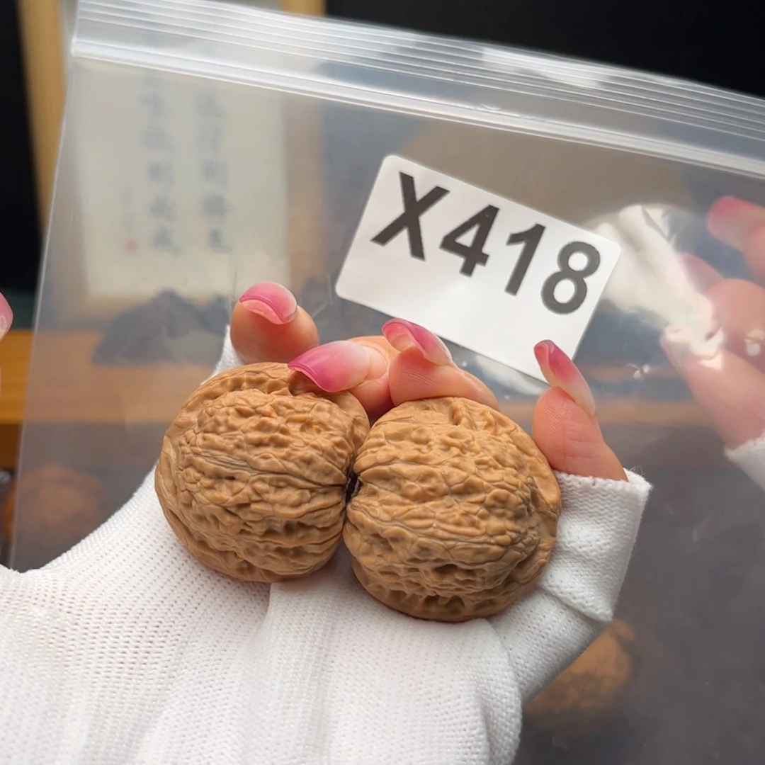 文玩核桃把件36左右平底锅x 418