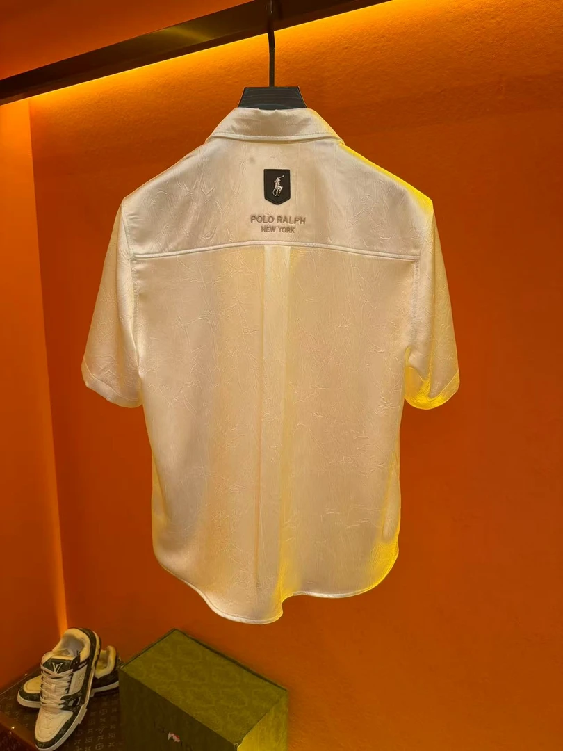 2025夏季新款复古百搭老钱风衬衫短袖-九哥【1605】