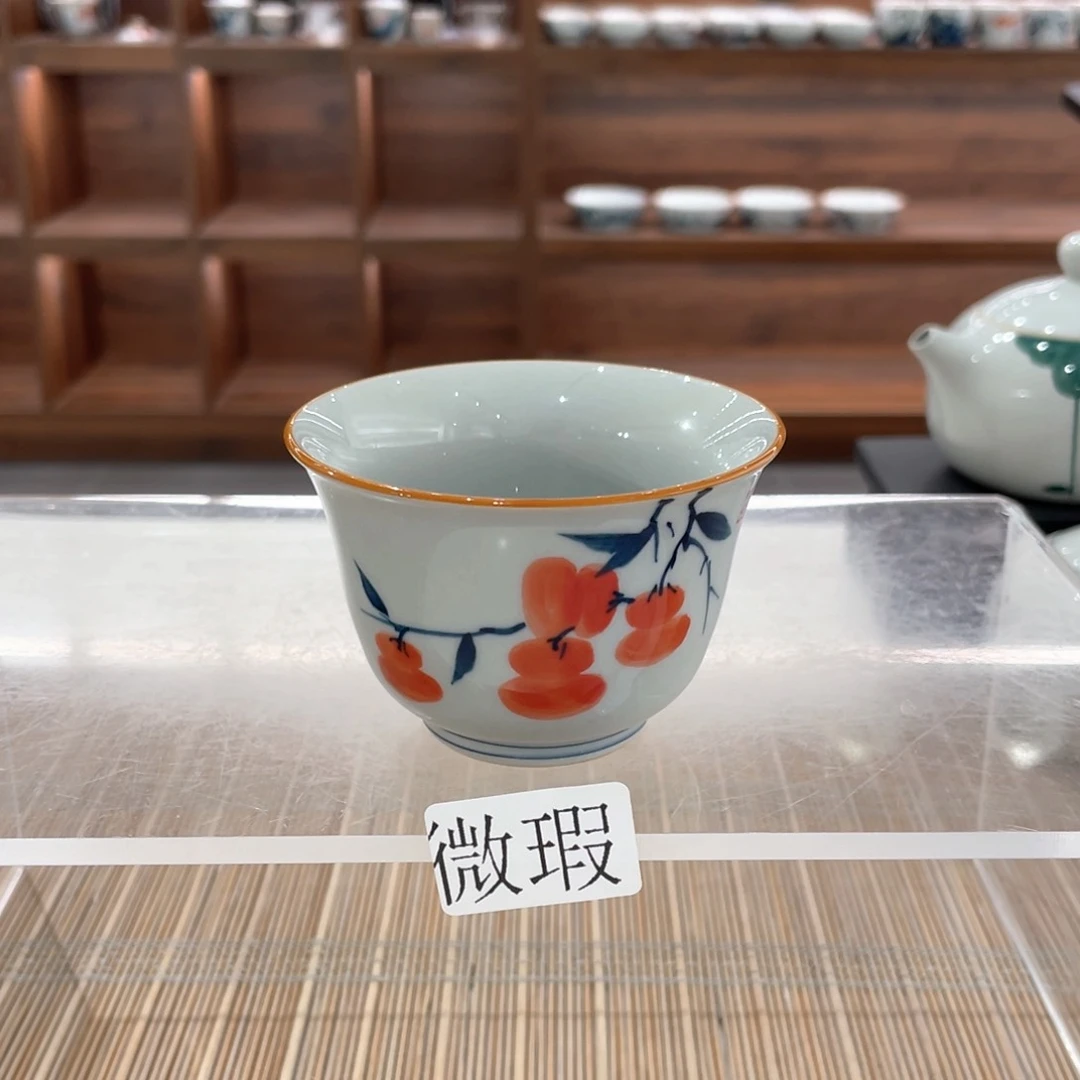 微瑕釉下彩纯手绘