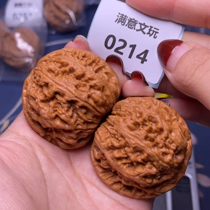 文玩核桃把件粗筋45.0214