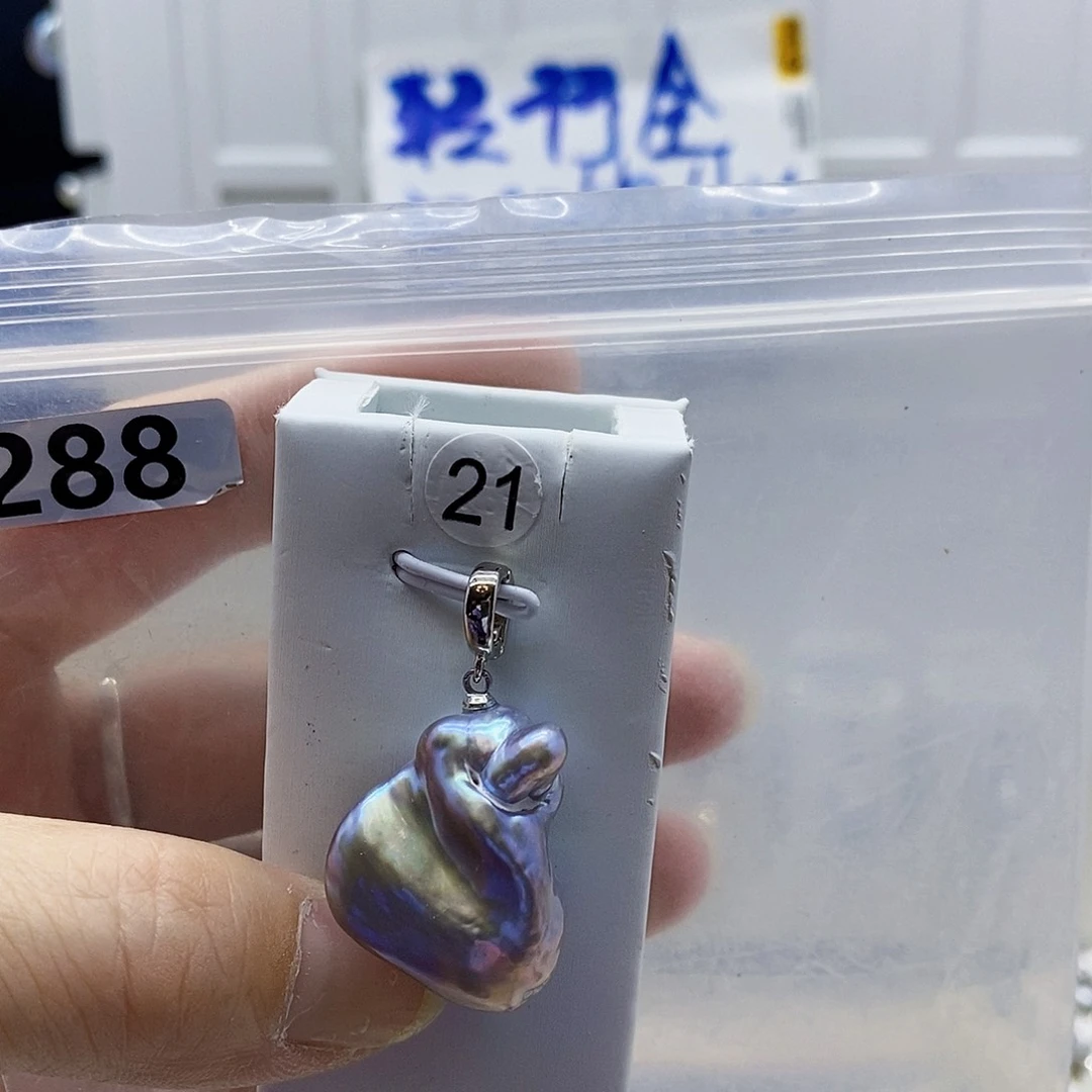 颈饰合金淡水珍珠