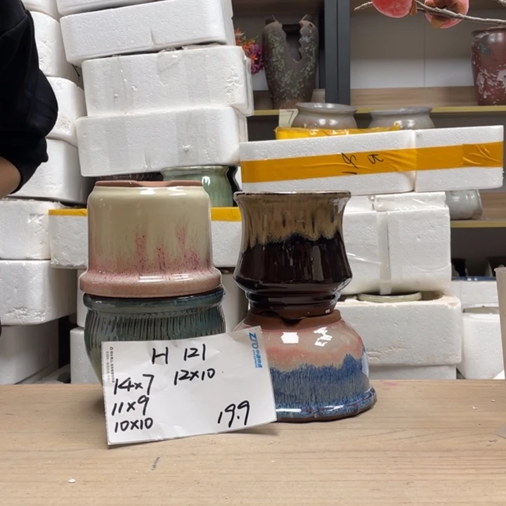 粗陶多肉花盆微瑕121