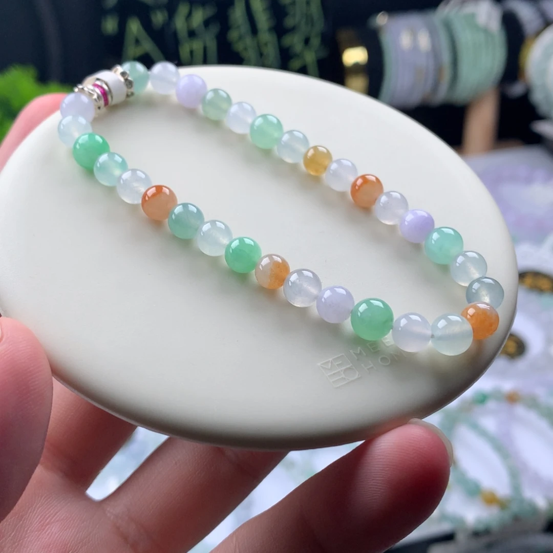 未镶嵌手链翡翠卡6