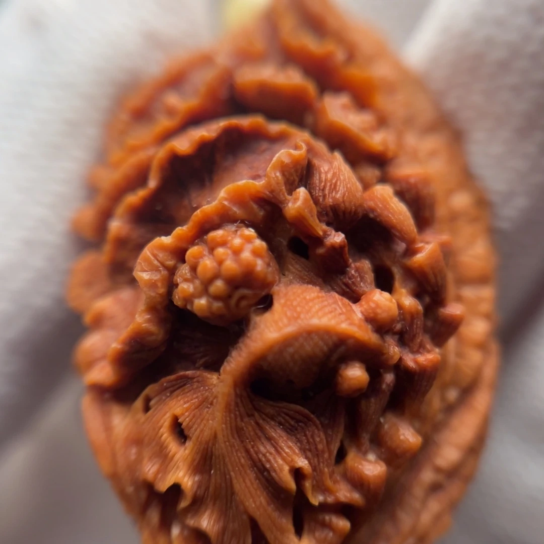 潍坊核雕纯手工雕刻金玉满堂