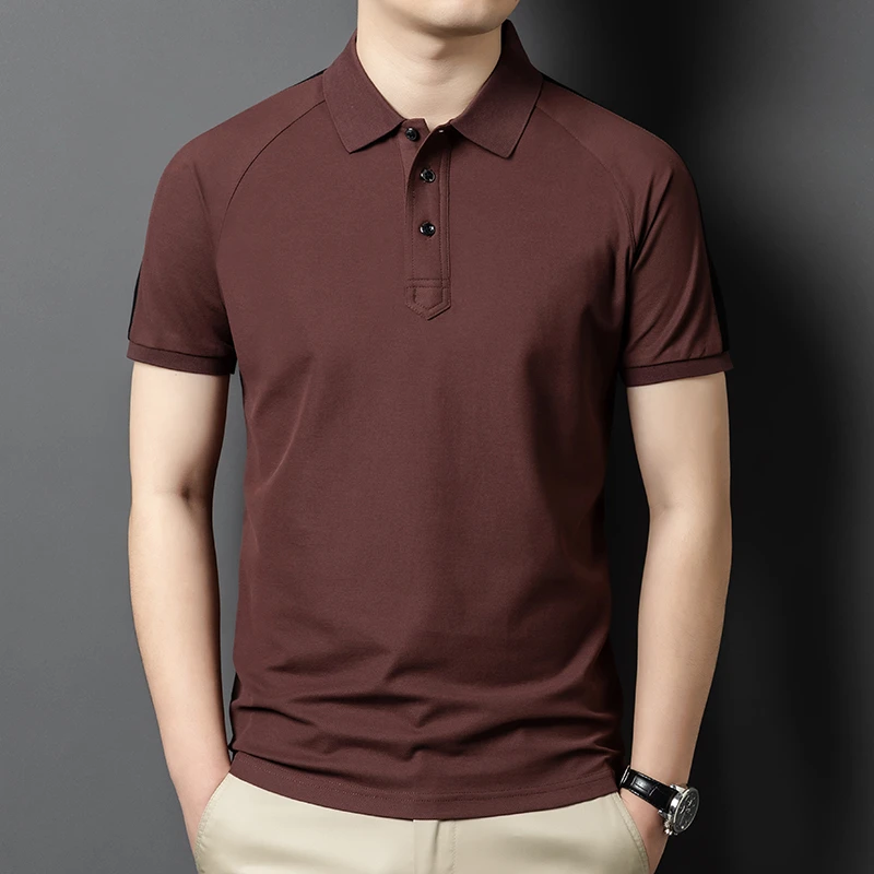 A20682男士纯色POLO衫