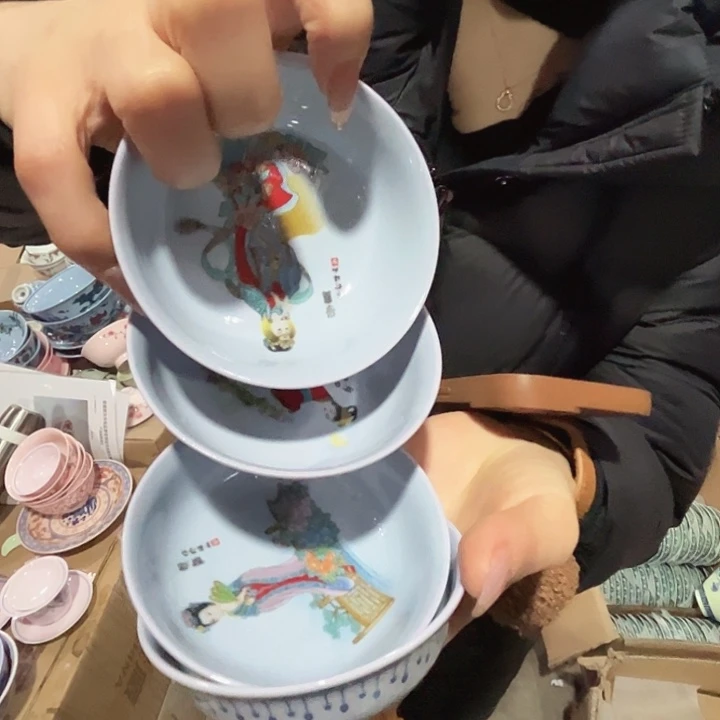 瓷其他景德镇高温瓷一套4个