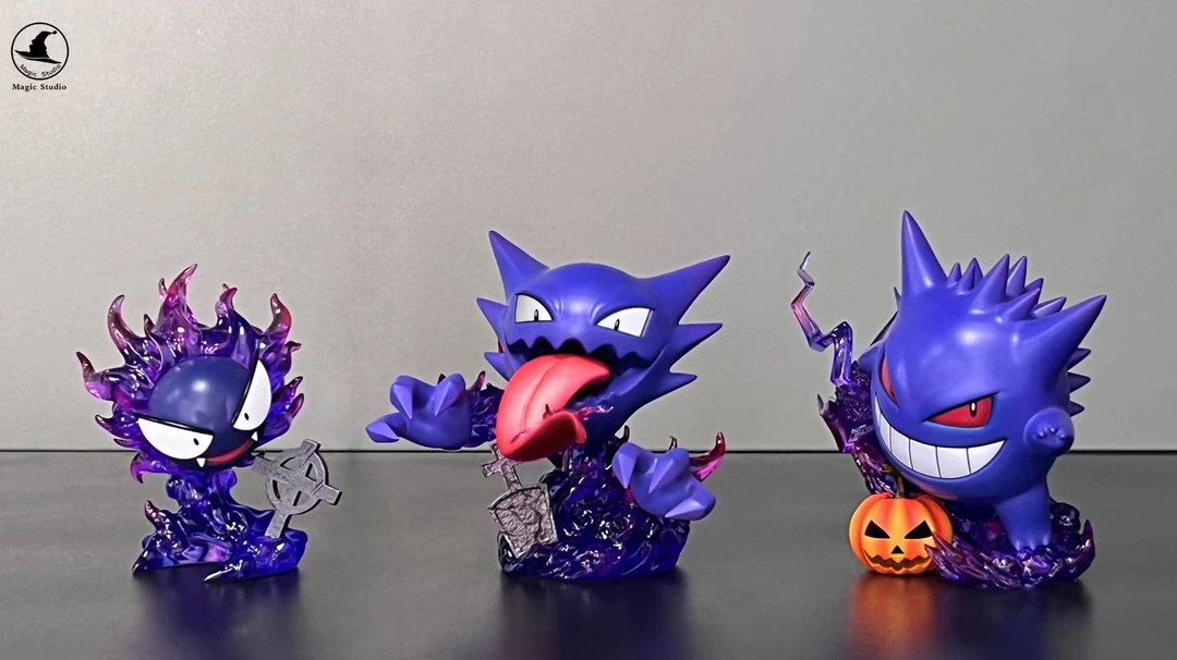 【小黑GK】magic  studio  鬼斯  鬼斯通 耿鬼 动漫树脂摆件