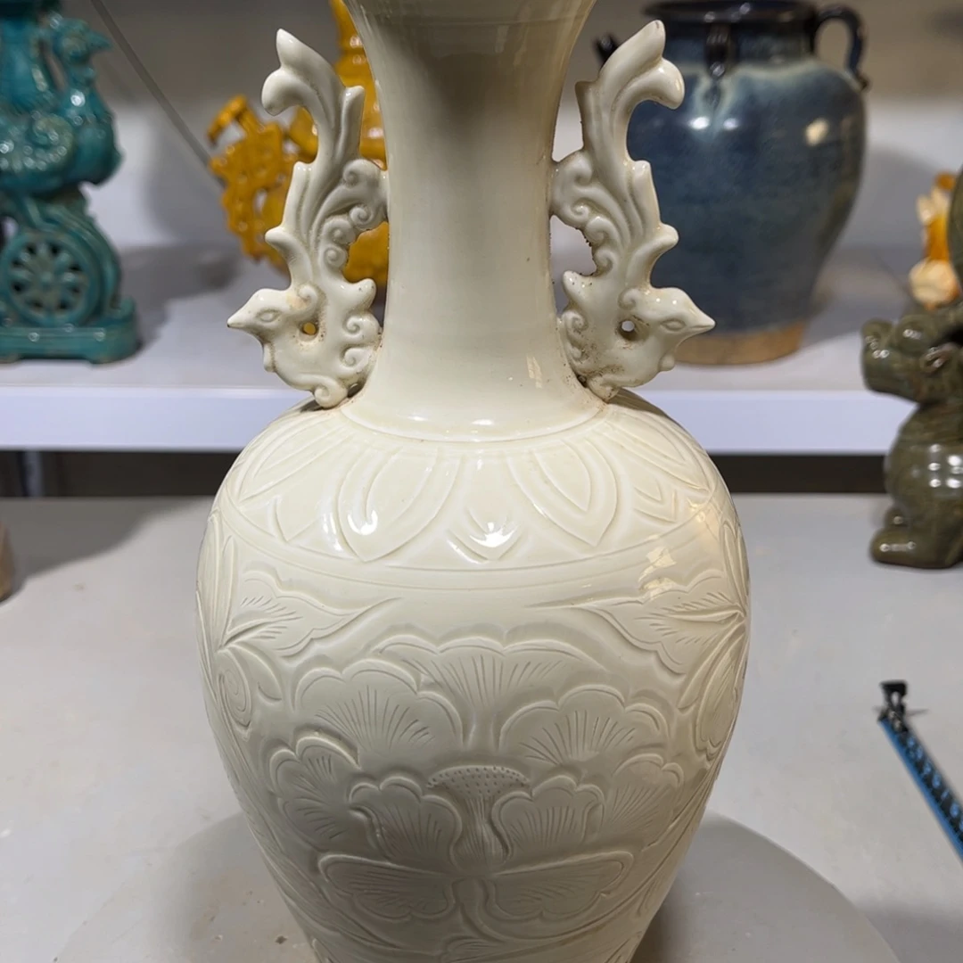 瓶定窑瓷器品相完美
