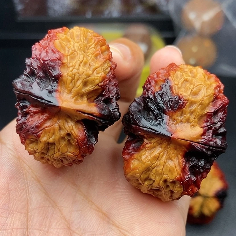 【闪购商品】把件文玩核桃44尺麒麟元宝