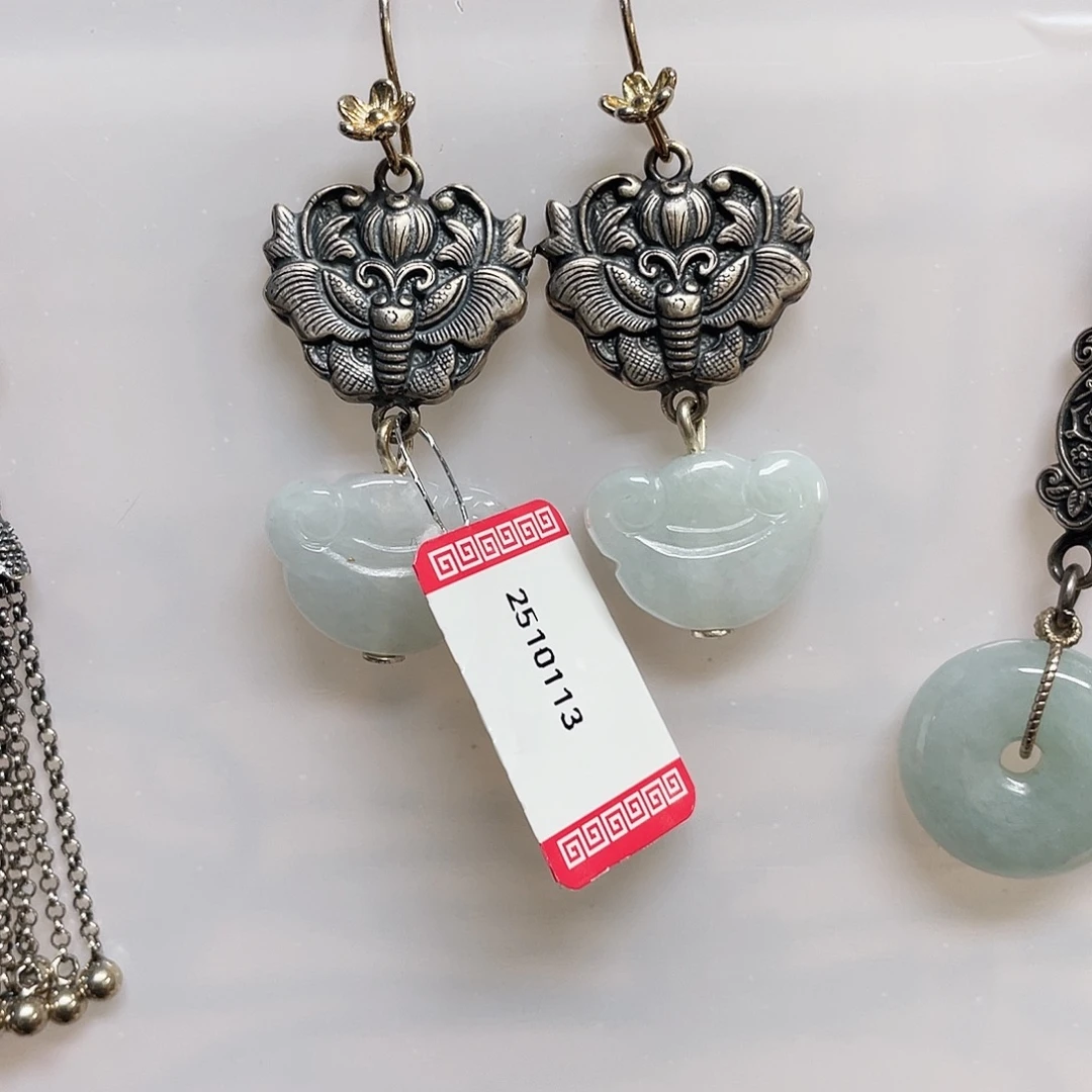 足银925银配饰耳环