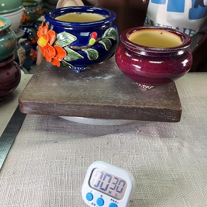 泳坤堂石湾花盆陶瓷