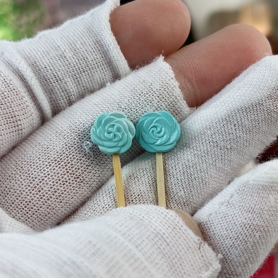 绿松石珠宝奇石未镶嵌