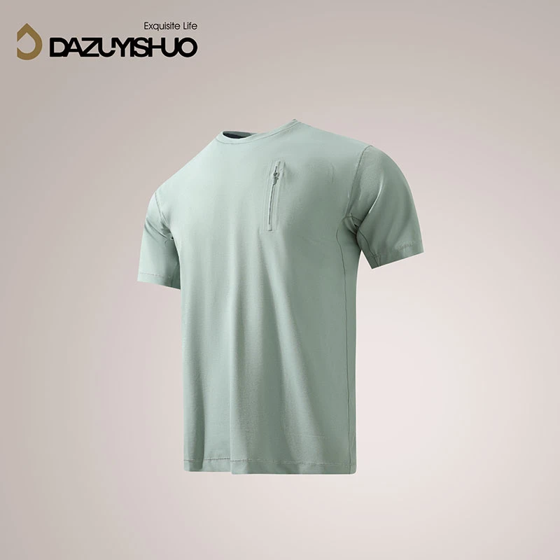 【大嘴衣说】美式户外运动情侣夏季弹力速干圆领宽松休闲短袖D2882