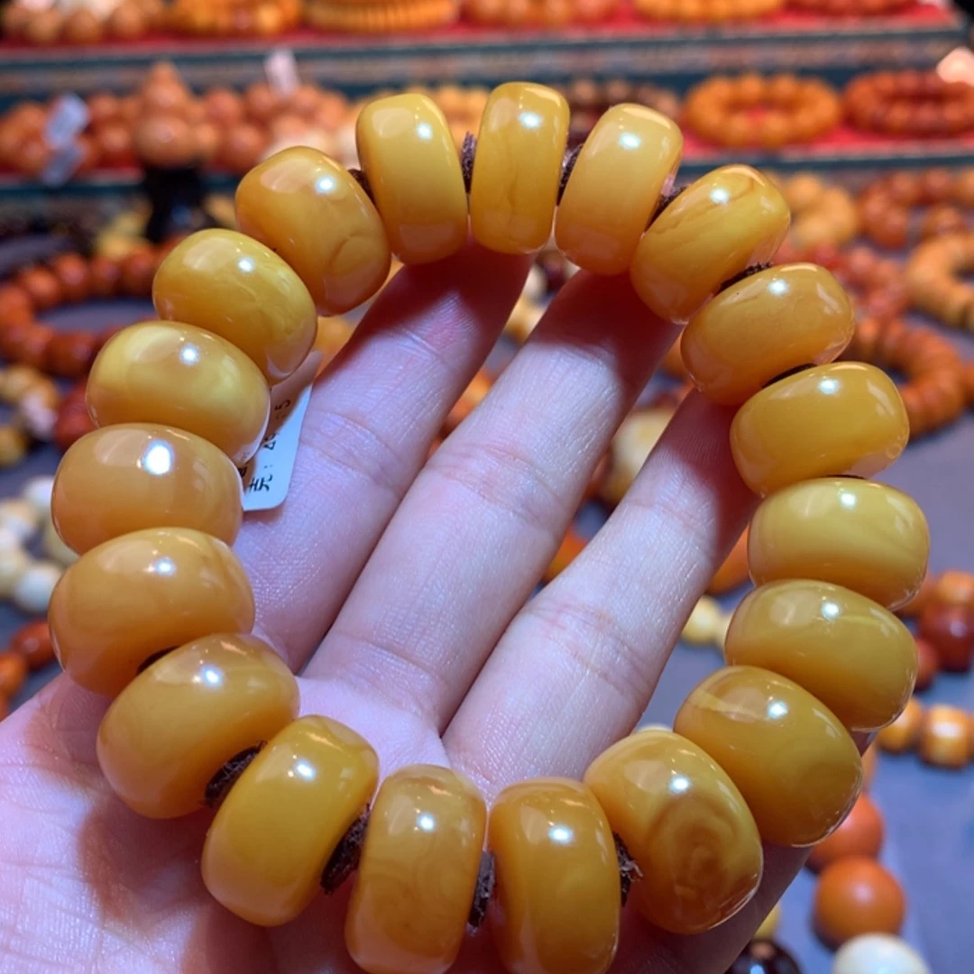 【闪购商品】未镶嵌琥珀手链蜜蜡