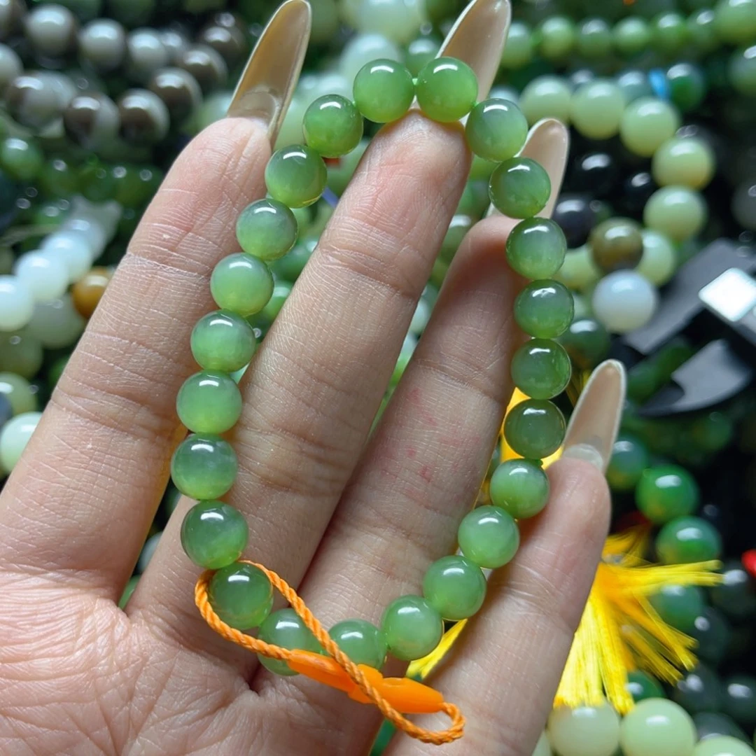 和田玉手串未镶嵌