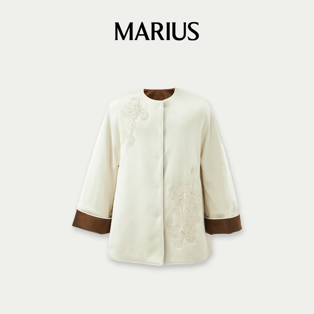 MARIUS“花间意”经典新中式重工外套