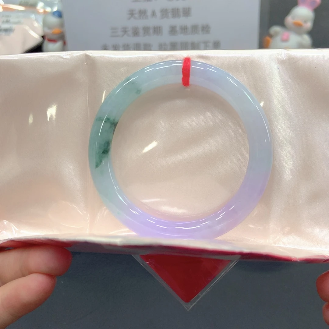 翡翠未镶嵌手镯55圆