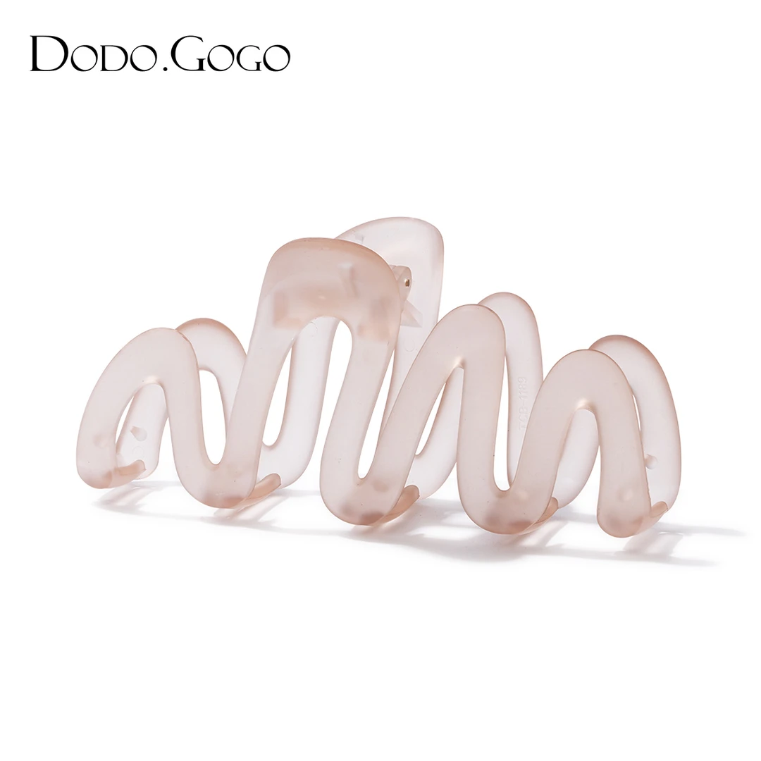 DODOGOGO时尚百搭简约优雅马卡龙色系气质抓夹